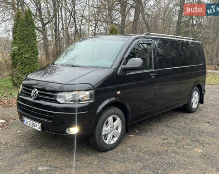 Черный Фольксваген Мультиван, объемом двигателя 1.97 л и пробегом 309 тыс. км за 17450 $, фото 1 на Automoto.ua