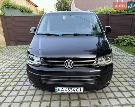 Черный Фольксваген Мультиван, объемом двигателя 2 л и пробегом 178 тыс. км за 29900 $, фото 1 на Automoto.ua