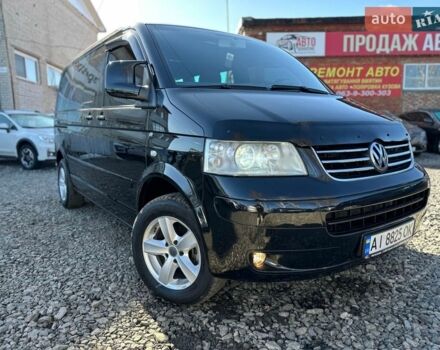 Черный Фольксваген Мультиван, объемом двигателя 2.5 л и пробегом 309 тыс. км за 12500 $, фото 1 на Automoto.ua
