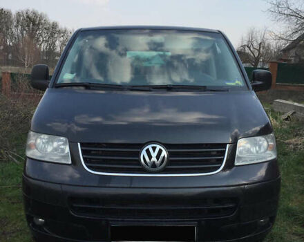 Черный Фольксваген Мультиван, объемом двигателя 2.46 л и пробегом 58 тыс. км за 2500 $, фото 1 на Automoto.ua