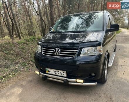 Черный Фольксваген Мультиван, объемом двигателя 2.46 л и пробегом 160 тыс. км за 15300 $, фото 1 на Automoto.ua