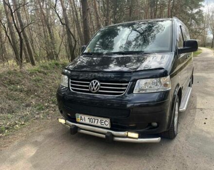 Чорний Фольксваген Мультиван, об'ємом двигуна 2.5 л та пробігом 160 тис. км за 15300 $, фото 1 на Automoto.ua