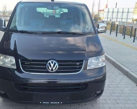 Чорний Фольксваген Мультиван, об'ємом двигуна 2.5 л та пробігом 280 тис. км за 6200 $, фото 1 на Automoto.ua