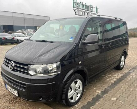 Черный Фольксваген Мультиван, объемом двигателя 2 л и пробегом 250 тыс. км за 9200 $, фото 1 на Automoto.ua