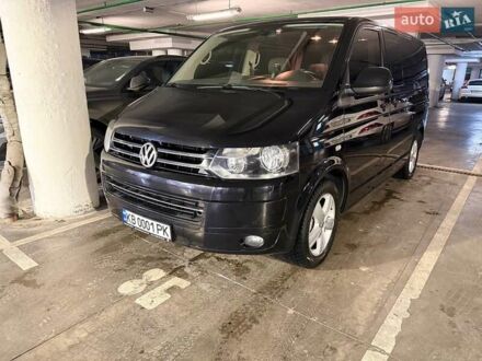Черный Фольксваген Мультиван, объемом двигателя 1.97 л и пробегом 308 тыс. км за 20000 $, фото 1 на Automoto.ua