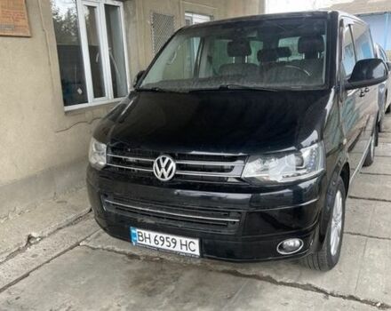 Черный Фольксваген Мультиван, объемом двигателя 1.98 л и пробегом 313 тыс. км за 19500 $, фото 1 на Automoto.ua