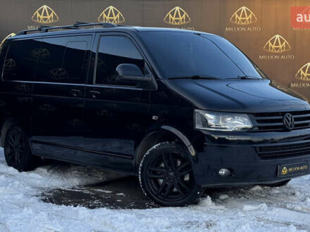Чорний Фольксваген Мультиван, об'ємом двигуна 2 л та пробігом 365 тис. км за 21700 $, фото 1 на Automoto.ua
