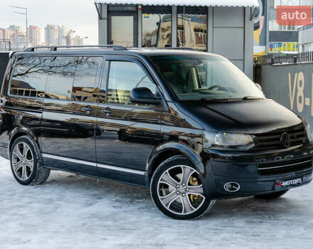 Черный Фольксваген Мультиван, объемом двигателя 1.98 л и пробегом 389 тыс. км за 23333 $, фото 1 на Automoto.ua