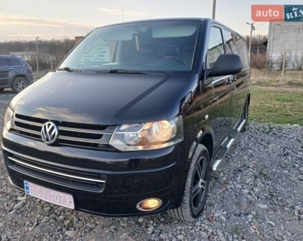 Черный Фольксваген Мультиван, объемом двигателя 2 л и пробегом 187 тыс. км за 23600 $, фото 1 на Automoto.ua