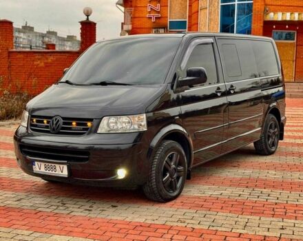 Чорний Фольксваген Мультиван, об'ємом двигуна 2.5 л та пробігом 286 тис. км за 18500 $, фото 1 на Automoto.ua