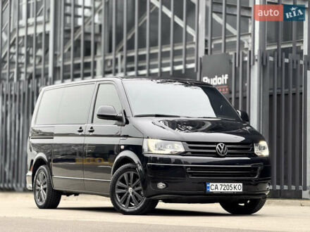Черный Фольксваген Мультиван, объемом двигателя 2 л и пробегом 299 тыс. км за 24750 $, фото 1 на Automoto.ua