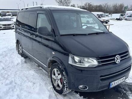 Черный Фольксваген Мультиван, объемом двигателя 1.98 л и пробегом 230 тыс. км за 23000 $, фото 1 на Automoto.ua