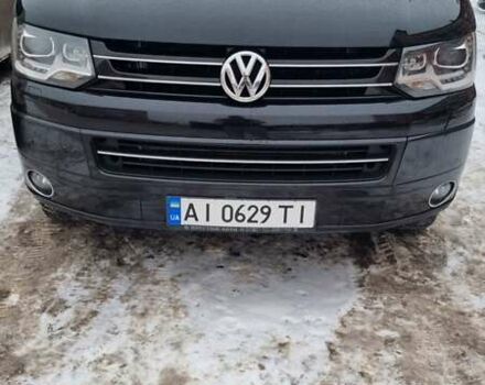 Черный Фольксваген Мультиван, объемом двигателя 2 л и пробегом 256 тыс. км за 26000 $, фото 1 на Automoto.ua
