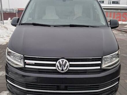 Черный Фольксваген Мультиван, объемом двигателя 2 л и пробегом 158 тыс. км за 42000 $, фото 1 на Automoto.ua
