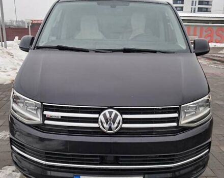 Черный Фольксваген Мультиван, объемом двигателя 2 л и пробегом 158 тыс. км за 42000 $, фото 1 на Automoto.ua