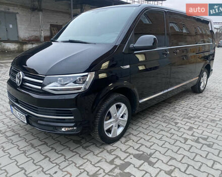 Черный Фольксваген Мультиван, объемом двигателя 2 л и пробегом 223 тыс. км за 37000 $, фото 1 на Automoto.ua