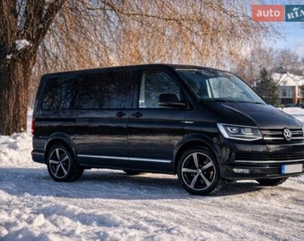 Черный Фольксваген Мультиван, объемом двигателя 1.97 л и пробегом 264 тыс. км за 39000 $, фото 1 на Automoto.ua