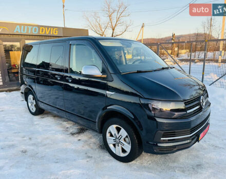 Чорний Фольксваген Мультиван, об'ємом двигуна 2 л та пробігом 105 тис. км за 38500 $, фото 1 на Automoto.ua