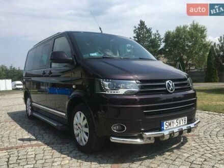 Фольксваген Мультиван 2013 в Полтаве на Automoto.ua Фиолетовый Фольксваген Мультиван, объемом двигателя 1.98 л и пробегом 215 тыс. км за 15000 $, фото 1 на Automoto.ua