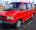 Красный Фольксваген Мультиван, объемом двигателя 2.5 л и пробегом 350 тыс. км за 9750 $, фото 1 на Automoto.ua
