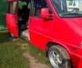 Красный Фольксваген Мультиван, объемом двигателя 2.5 л и пробегом 450 тыс. км за 6500 $, фото 10 на Automoto.ua