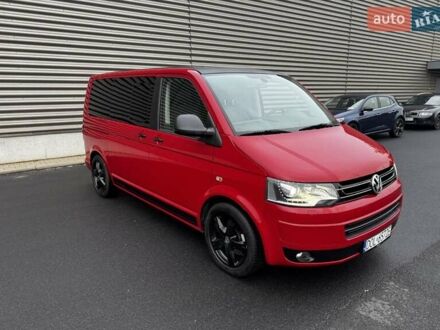 Червоний Фольксваген Мультиван, об'ємом двигуна 1.98 л та пробігом 203 тис. км за 26000 $, фото 1 на Automoto.ua