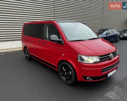 Червоний Фольксваген Мультиван, об'ємом двигуна 1.98 л та пробігом 203 тис. км за 26000 $, фото 1 на Automoto.ua