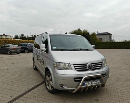Серый Фольксваген Мультиван, объемом двигателя 2.5 л и пробегом 270 тыс. км за 4200 $, фото 3 на Automoto.ua