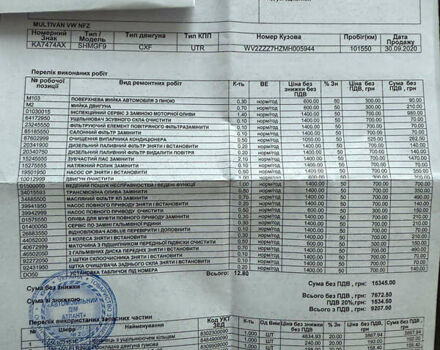 Серый Фольксваген Мультиван, объемом двигателя 1.97 л и пробегом 102 тыс. км за 72000 $, фото 84 на Automoto.ua