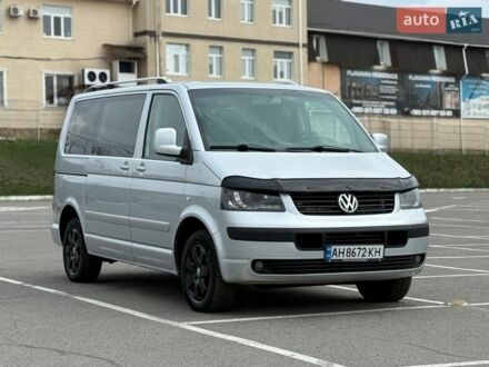Сірий Фольксваген Мультиван, об'ємом двигуна 2.5 л та пробігом 260 тис. км за 13800 $, фото 1 на Automoto.ua