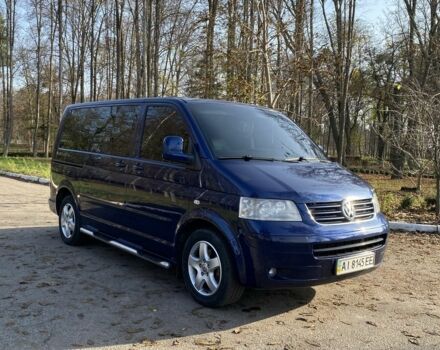 Синий Фольксваген Мультиван, объемом двигателя 2.5 л и пробегом 258 тыс. км за 13500 $, фото 3 на Automoto.ua