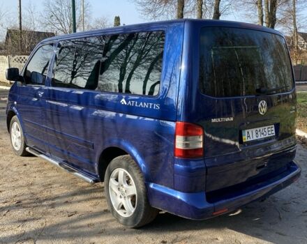 Синий Фольксваген Мультиван, объемом двигателя 2.5 л и пробегом 258 тыс. км за 13500 $, фото 5 на Automoto.ua