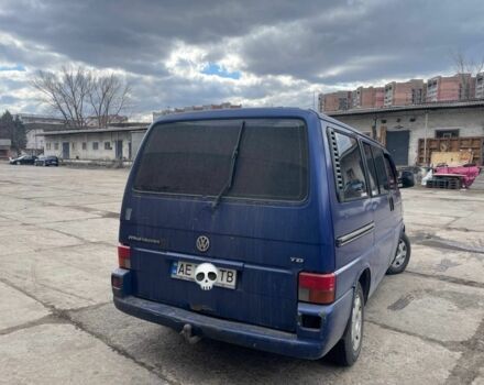 Фольксваген Мультиван 1996 у Дніпро (Дніпропетровську) на Automoto.ua Синій Фольксваген Мультиван, об'ємом двигуна 1.9 л та пробігом 466 тис. км за 5100 $, фото 4 на Automoto.ua