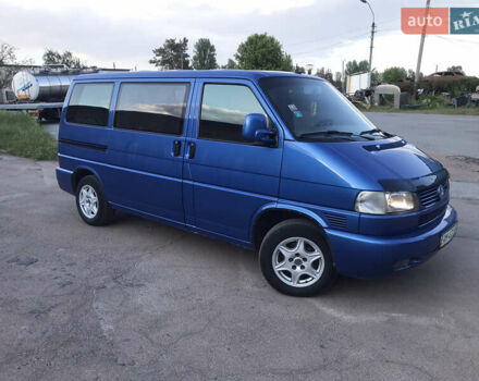 Синий Фольксваген Мультиван, объемом двигателя 2.5 л и пробегом 273 тыс. км за 13000 $, фото 24 на Automoto.ua