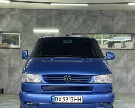 Синий Фольксваген Мультиван, объемом двигателя 2.5 л и пробегом 432 тыс. км за 13700 $, фото 1 на Automoto.ua