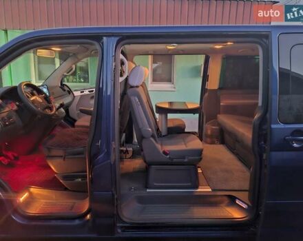 Синий Фольксваген Мультиван, объемом двигателя 2.5 л и пробегом 395 тыс. км за 15800 $, фото 13 на Automoto.ua
