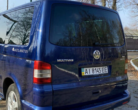 Синий Фольксваген Мультиван, объемом двигателя 2.46 л и пробегом 258 тыс. км за 13500 $, фото 9 на Automoto.ua