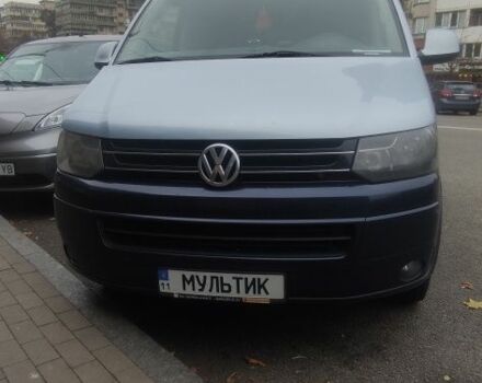 Фольксваген Мультиван 2010 в Броварах на Automoto.ua Синий Фольксваген Мультиван, объемом двигателя 2 л и пробегом 320 тыс. км за 16000 $, фото 4 на Automoto.ua