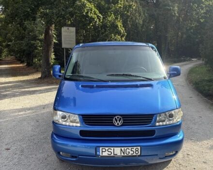 Синий Фольксваген Мультиван, объемом двигателя 2.5 л и пробегом 280 тыс. км за 2300 $, фото 1 на Automoto.ua