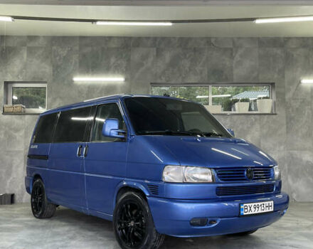 Синий Фольксваген Мультиван, объемом двигателя 2.5 л и пробегом 432 тыс. км за 13700 $, фото 1 на Automoto.ua