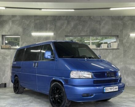 Синий Фольксваген Мультиван, объемом двигателя 2.5 л и пробегом 432 тыс. км за 13700 $, фото 1 на Automoto.ua