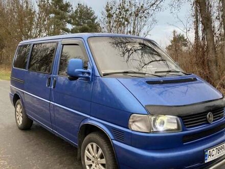 Синій Фольксваген Мультиван, об'ємом двигуна 2.47 л та пробігом 235 тис. км за 7700 $, фото 1 на Automoto.ua