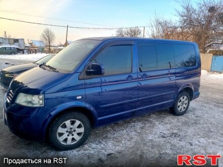 Синий Фольксваген Мультиван, объемом двигателя 2.5 л и пробегом 31400 тыс. км за 12500 $, фото 1 на Automoto.ua