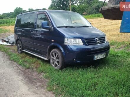 Синій Фольксваген Мультиван, об'ємом двигуна 2.46 л та пробігом 300 тис. км за 11000 $, фото 1 на Automoto.ua