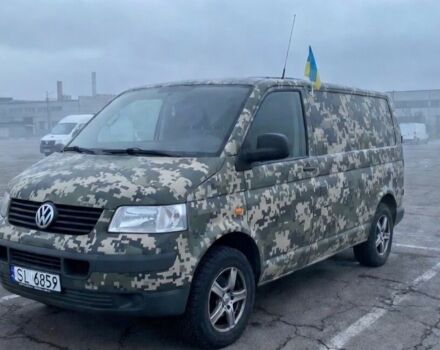 Зеленый Фольксваген Мультиван, объемом двигателя 1.9 л и пробегом 232 тыс. км за 2900 $, фото 1 на Automoto.ua