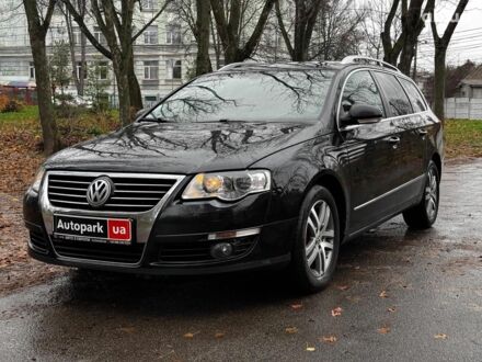 Черный Фольксваген Пассат Б6, объемом двигателя 2 л и пробегом 326 тыс. км за 6990 $, фото 1 на Automoto.ua