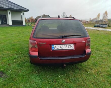 Фольксваген Пассат Вариант 2003 в Ковель на Automoto.ua Красный Фольксваген Пассат Вариант, объемом двигателя 1.9 л и пробегом 350 тыс. км за 3700 $, фото 6 на Automoto.ua