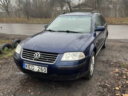 Синий Фольксваген Пассат Вариант, объемом двигателя 1.9 л и пробегом 355 тыс. км за 1600 $, фото 1 на Automoto.ua