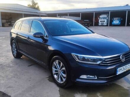 Синий Фольксваген Пассат Вариант, объемом двигателя 2 л и пробегом 126 тыс. км за 15000 $, фото 1 на Automoto.ua