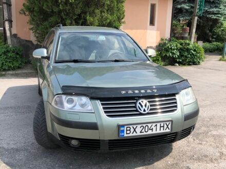 Фольксваген Пассат Варіант 2003 у Дунаевцах на Automoto.ua Зелений Фольксваген Пассат Варіант, об'ємом двигуна 1.9 л та пробігом 358 тис. км за 3950 $, фото 1 на Automoto.ua